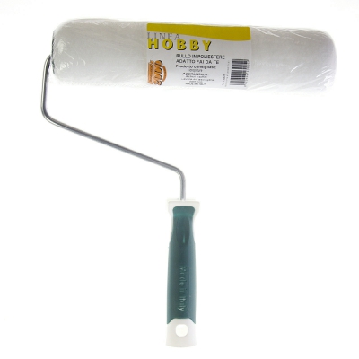 [8022446130259] RULLO POLIESTERE  BIANCO CM.25