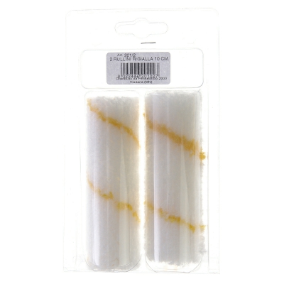 [8022446201027] RICAMBI RULLINO RIGA GIALLA 10CM 2PZ