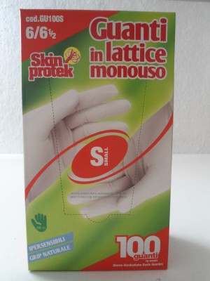 [8024151425019] SKIN PROTEK GUANTI S LATTICE MONOUSO 100PZ