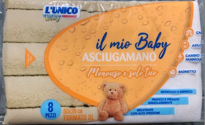 [8024943002695] IL MIO BABY ASCIUGAMANO 8 PZ