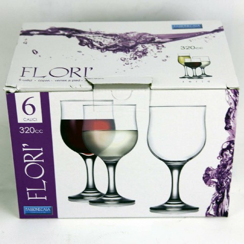 [8025569601880] ACF/6 CALICE ACQUA 320CC FLORI