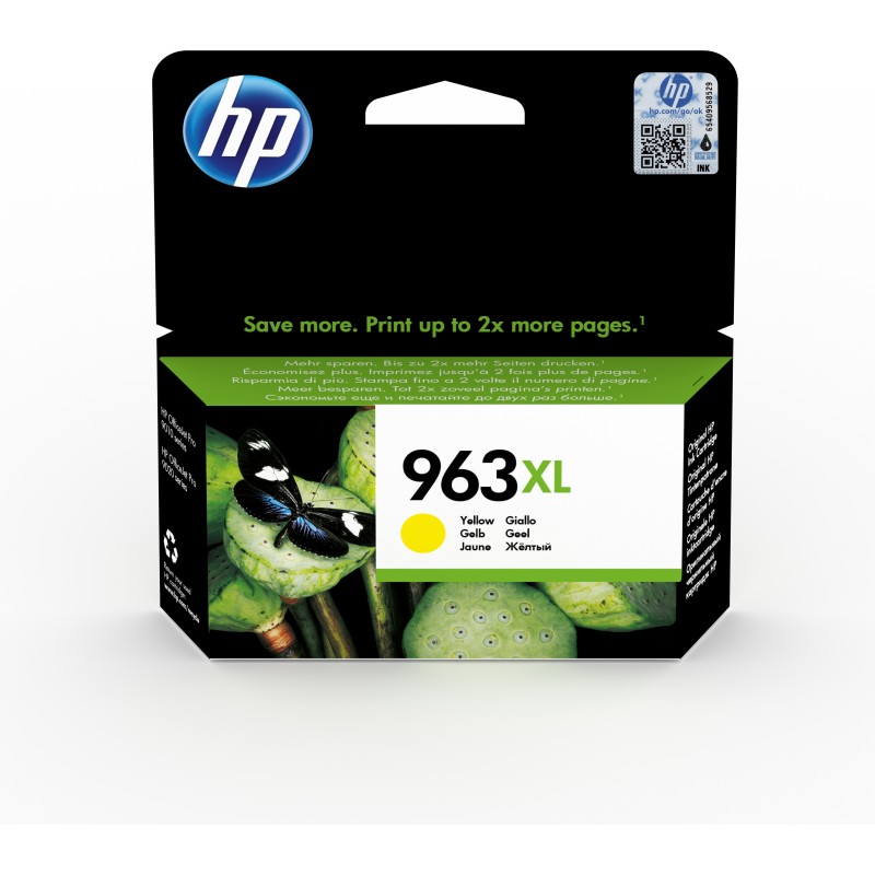[192545866583] CARTUCCIA HP N°963XL 3JA29AE GIALLO 1.600PG MVS