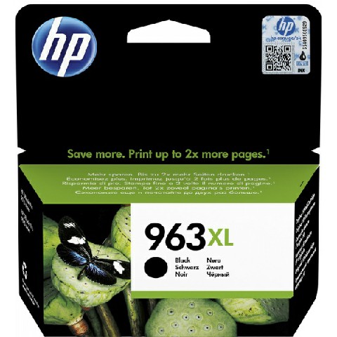 [192545866620] CARTUCCIA HP N°963XL 3JA30AE NERO 2.000PG MVS