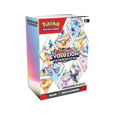 [196214106192] POKEMON SV8.5 EVOLUZIONI PRISMATICHE BUNDLE 6 BUST