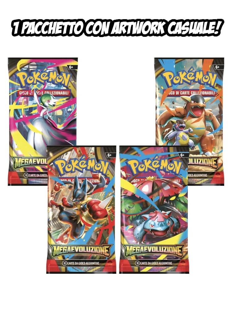 [196214115965] POKEMON M1 MEGAEVOLUZIONE BUSTA 10 CARTE