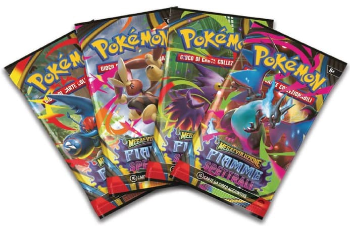 [196214126145] POKEMON MEGAEVOLUZIONE - FIAMME SPETTRALI BUSTA 10