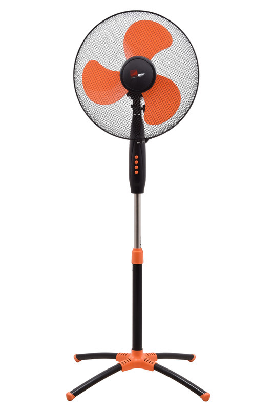 [8027458109774] VENTILATORE PIANTANA ARANCIONE -NERO PALA CM40