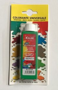 [8032060010370] COLORANTE UNIVERSALE 40 ML VERDE PRATO IN BLISTER