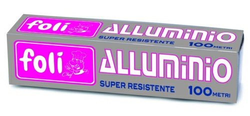 [8032621624152] FOLI ALLUMINIO 100MT