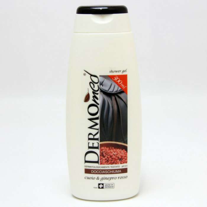[8032680390265] DERMOMED DOCCIA 300ML CUOIO E GINEPRO