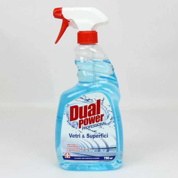 [8032680392580] DUAL POWER 750ML VETRI E SUP.COMPL
