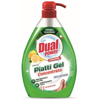 [8032680399343] DUAL POWER PIATTI 1LT GEL CONC. LIMONE VERDE