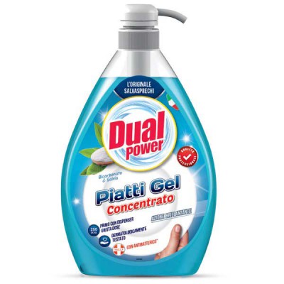 [8032680399398] DUAL POWER PIATTI 1LT GEL CONC.BICARB.SALVIA