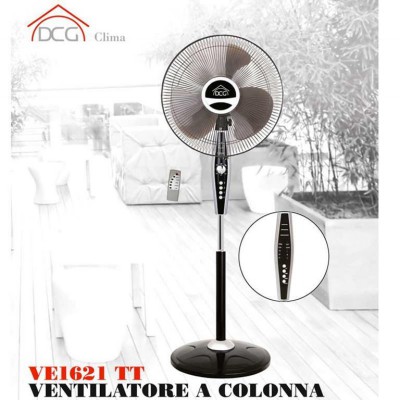 [8032774626409] VENTILATORE COLONNA TEL + TIMER ART.VE1621TT