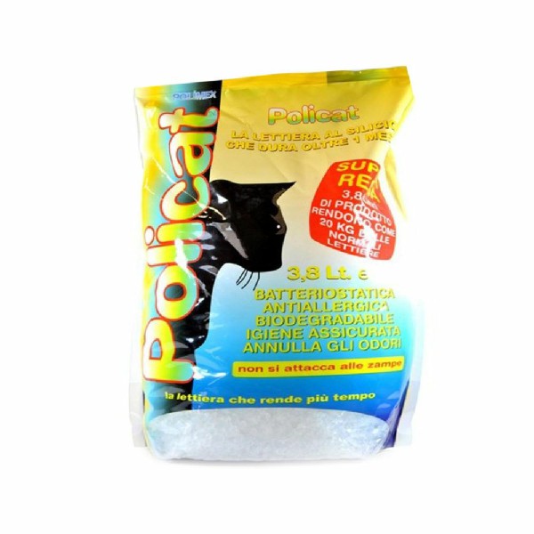 [8033049941135] LETTIERA PER GATTI IN GEL DI SILICE 3,8L