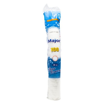 [8033275390455] MAJOR BICCHIERI 200CC BIANCHI