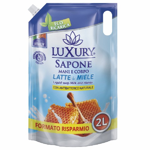 [8033447586174] LUXURY 2LT SAP.LIQ.ECOR.LATTE E MIELE