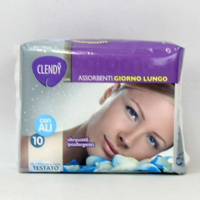 [8033532106560] CLENDY ASSORBENTE GIORNO LUNGO PZ.10