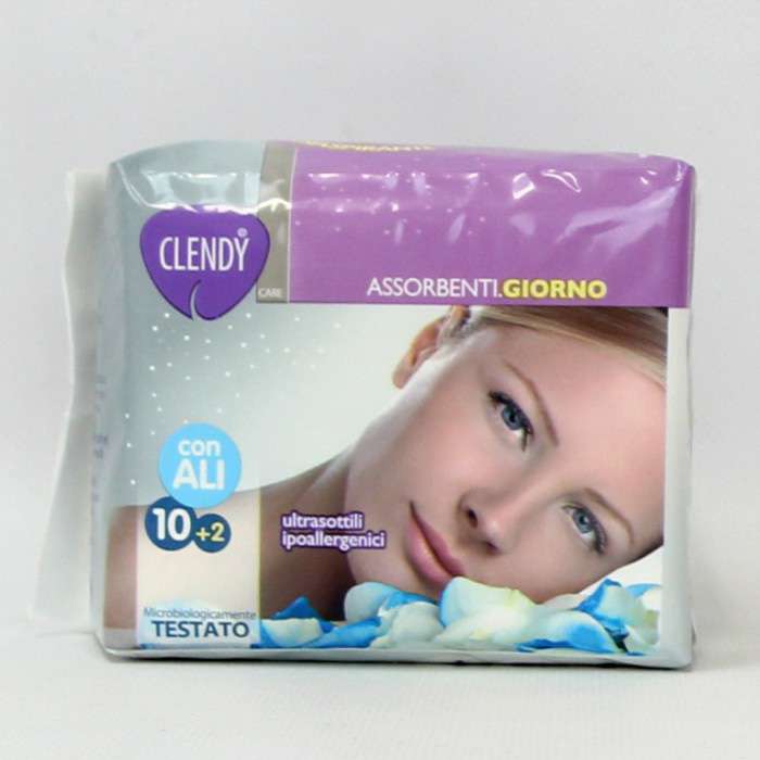 [8033532106577] CLENDY ASSORBENTE GIORNO PZ.12