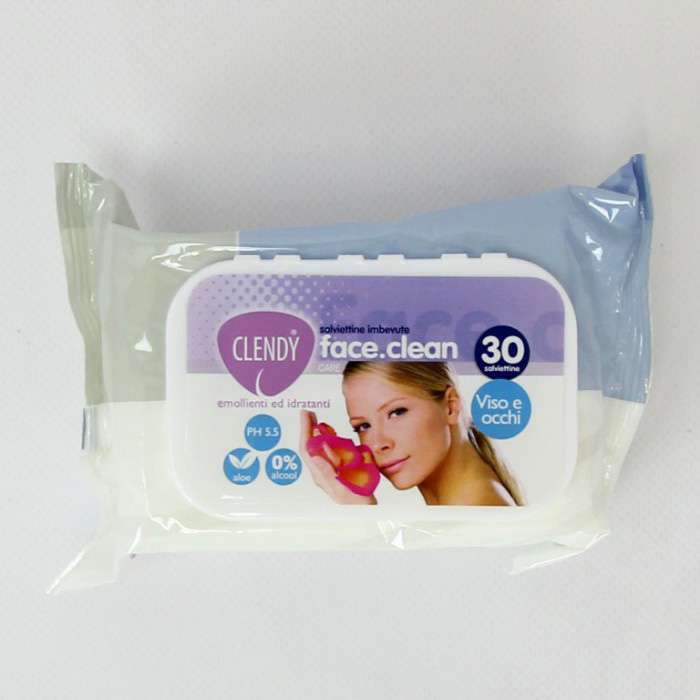 [8033532149161] CLENDY SALVIETTINE FACE 30PZ