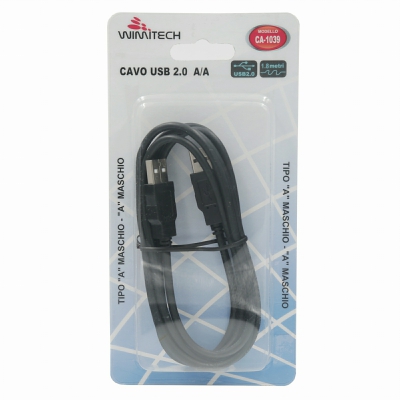 [8033971446395] CA-1039 CAVO USB 2.0 A/A M/M 1.8M