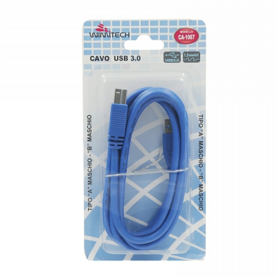 [8033971446678] CA-1067 CAVO USB 3.0 A/B M/M 1.8M