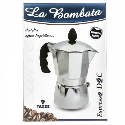 [8034025627517] CAFFETTIERA LA BOMBATA 9 TAZZE