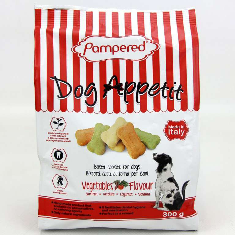 [8034077822298] DOG APPETIT BISCOTTI GR.300 VERDURA