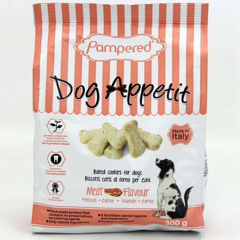 [8034077822311] DOG APPETIT BISCOTTI GR.300 CARNE