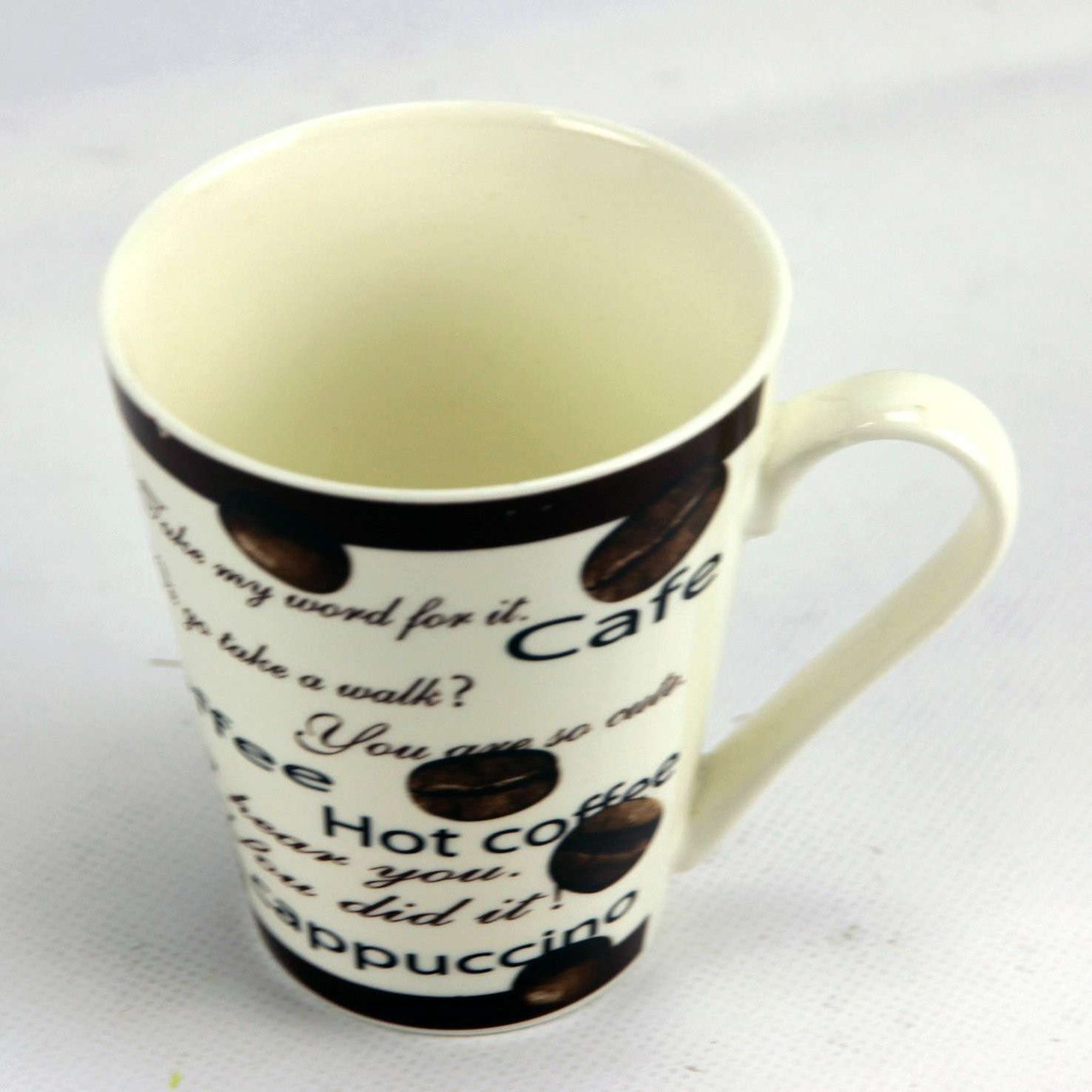 [8034139285436] TAZZA CERAMICA FANTASIA CAFFE  8X10CM