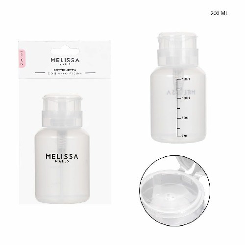 [8034139301020] BOTTIGLIA C/EROGATORE PLASTICA 200ML 6CM