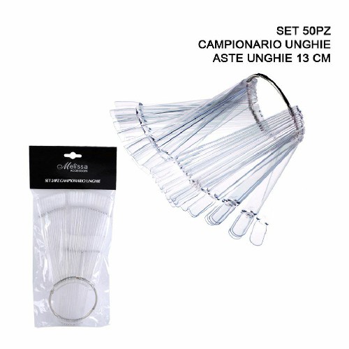[8034139301105] CAMPIONARIO UNGHIE TRASP. 50ASTE 13CM