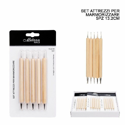 [8034139368467] ATTREZZI PER MARMORIZZARE 13.2CM 5PZ