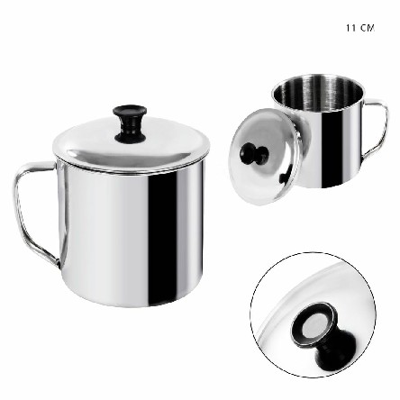 [8034139399140] PENTOLINO C/COP. ACCIAIO 11CM