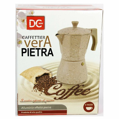 [8034139413563] CAFFETTIERA VERA PIETRA 6 TAZZE