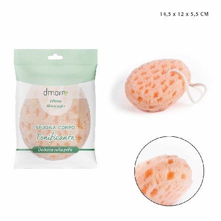 [8034139449142] DIMORAE SPUGNA CORPO NATURAL 14,5X12X5,5CM