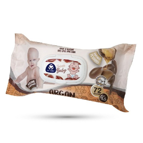 [8050847574334] SALVIETTE BABY ARGAN 72PZ POP UP