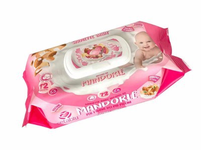 [8050847576697] SALVIETTE BABY OLIO MANDORLE 72PZ POP UP