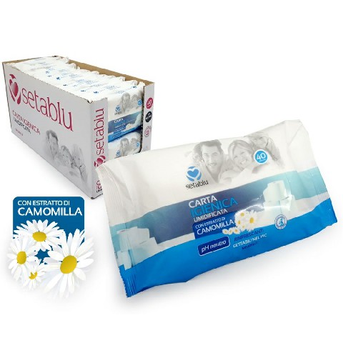 [8050847578189] CARTA IGIENICA UMIDIFICATA 40PZ