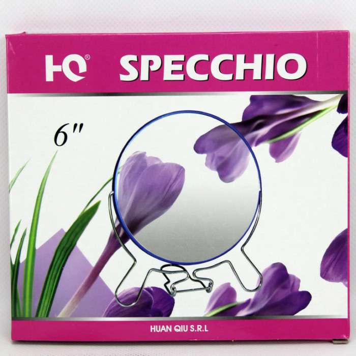 [8051197110005] SPECCHIO CON CORNICE COLORATA 15CM