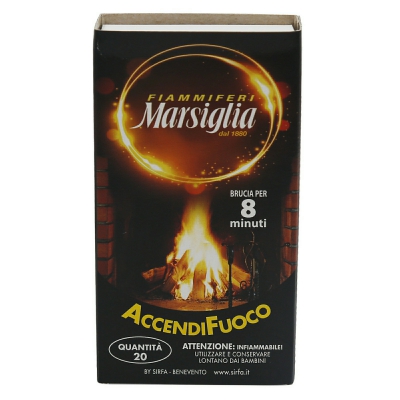 [8051407580109] ACCENDIFUOCO FIAMMIFERI 20PZ