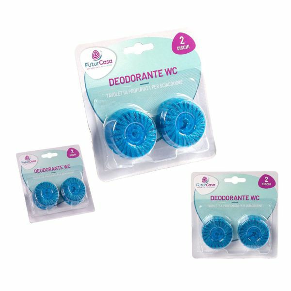 [8051884500454] DEODORANTE WC ACQUA BLU PROFUMATA 2PZ 0454