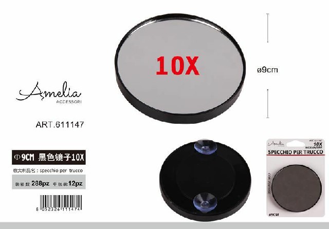 [8052326111474] SPECCHIO PER TRUCCO 9CM 10X