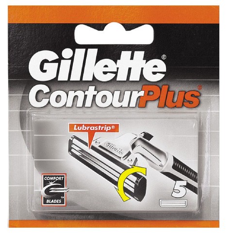 [3014260207601] GILLETTE CONTOUR PLUS 5PZ