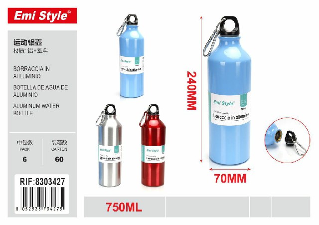 [8052533734275] BORRACCIA IN ALLUMINIO 750ML