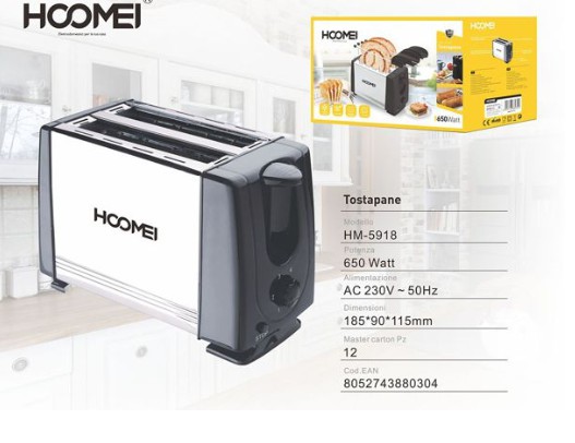 [8052743880304] HOOMEI TOSTAPANE 650W