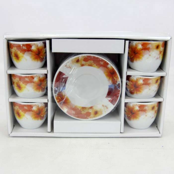 [8053677182168] SET 6 TAZZINE CAFFE CON PIATTINO