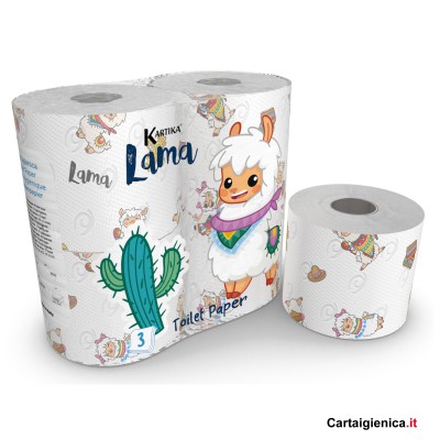 [8053853181923] CARTA IGIENICA LAMA 3 VELI 4 ROTOLI