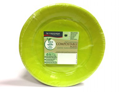 [3353890725599] PIATTI  CARTA 100% NAT COMPOST V.ANICE 18CM P20