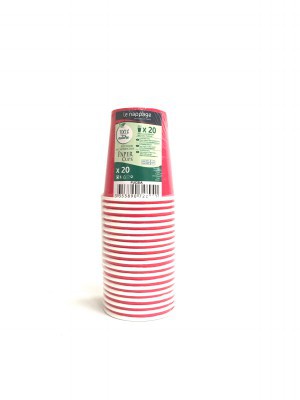 [3353890728941] BICCHIERI CARTA LN FUCSIA 20CL P20